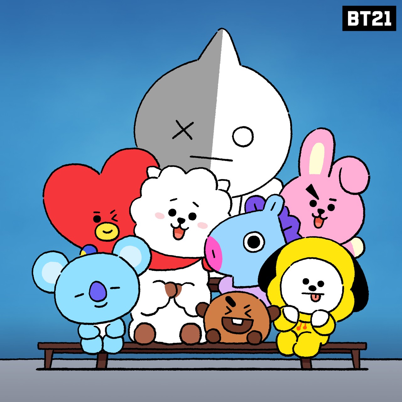 未開封❤︎BT21公式❤︎ユニバースター食堂❤︎ビビンバボウル＆トレイ★BTS BT21 ユニバースター食堂シリーズ 4/5～発売(公式オンラインストア)