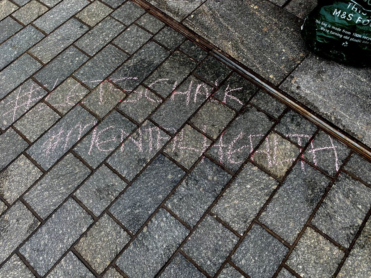 morepositiveme's tweet photo. #LETSCHALK #MentalHealthAwarenessMonth #MentalHealthAwarenessWeek2022 #SuicidePrevention #SuicideAwareness #Exeter @Devon_Hour @Exeter_Hour https://t.co/tQe2aOBcUC