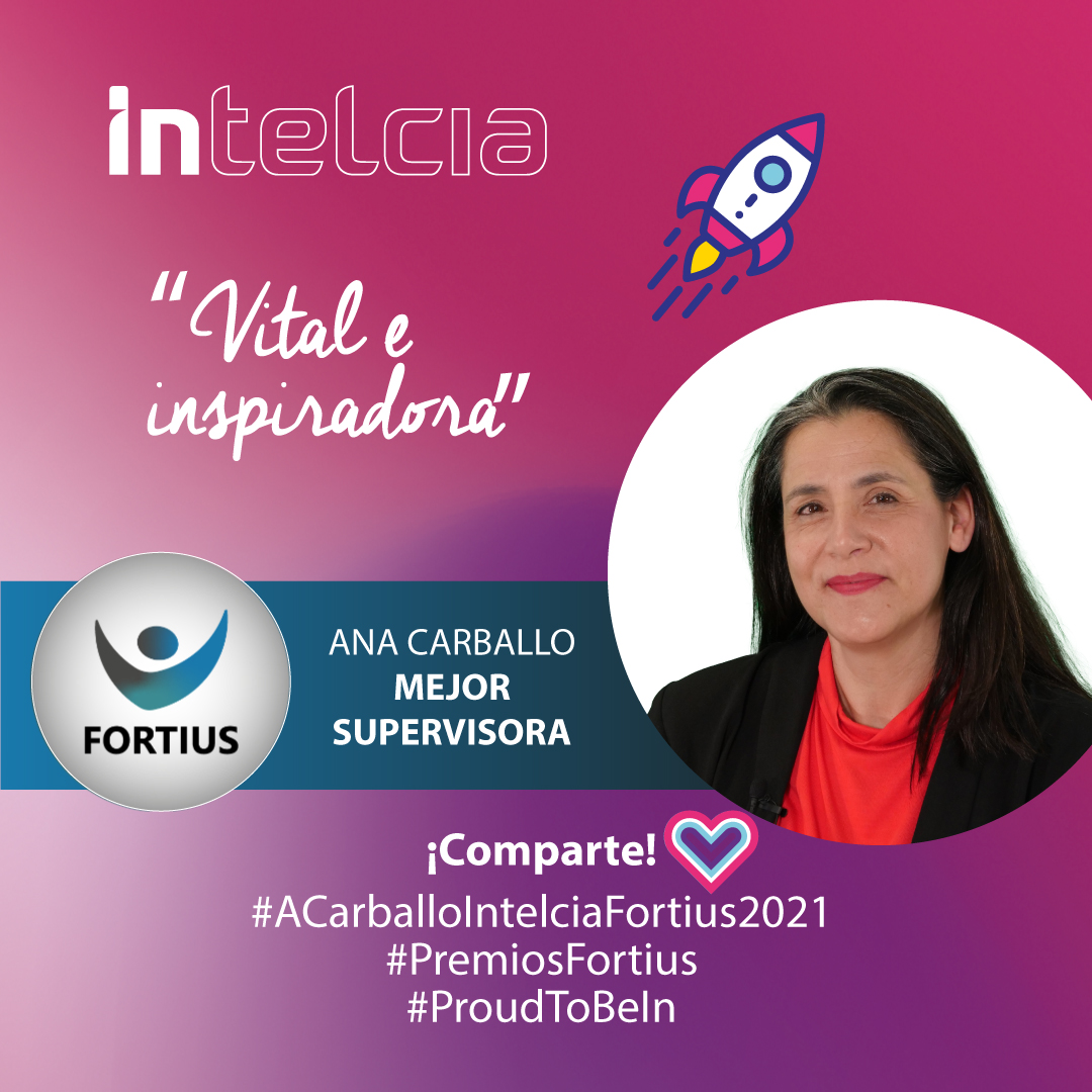 intelcia_spain's tweet photo. Queda demostrado que Ana respira vitalidad y que es fuente de inspiración para todos sus compañeros😊😊 Comparte #ACarballoIntelciaFortius2021 y hagámosla ganadora!!!🏆🏆🏆 #ProudToBeIn https://t.co/QeuDMrTWdL
