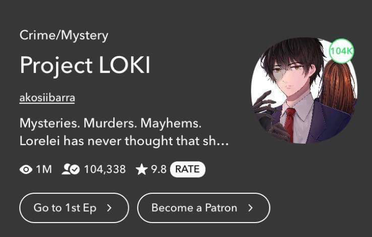 TeamProjectLoki's tweet photo. #ProjectLOKIWebtoon has reached 1 MILLION VIEWS! 🥳 Thank you so much for supporting @akosiibarraWP  and @IamChiire's web comic! https://t.co/o0ldedBFVT