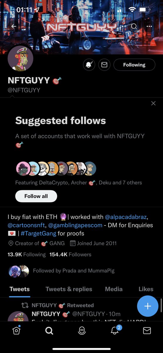 bubbaoink's tweet photo. @NFTGUYY Lezzz go https://t.co/kNNxlWino0