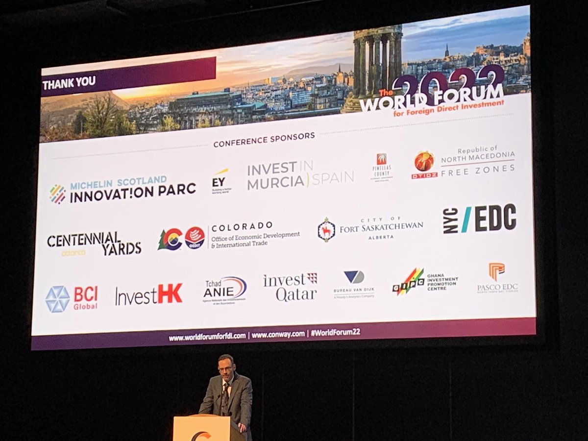 Great to be sponsoring #WorldForum22 at the <a href="/eicc/">EICC</a> in #Edinburgh today