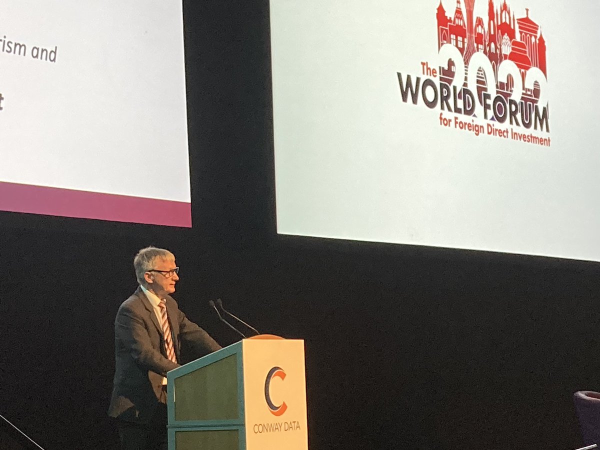 <a href="/Ivan_McKee/">Ivan McKee</a> delivering the keynote opening address at #WorldForum22