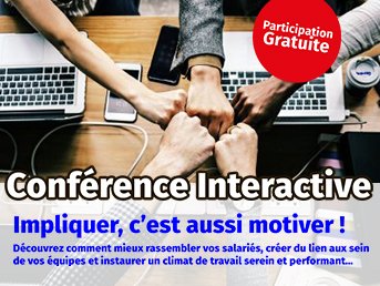 practeez's tweet image. Practeez co organise et intervient lors d’un atelier sur la #créationdeliens en entreprise en compagnie de @CCI_DU_JURA  et de @GroupeLaPoste  le 12 mai à 16h en ligne !
C’est gratuit et par ici 👇
jura.cci.fr/evenement/conf…