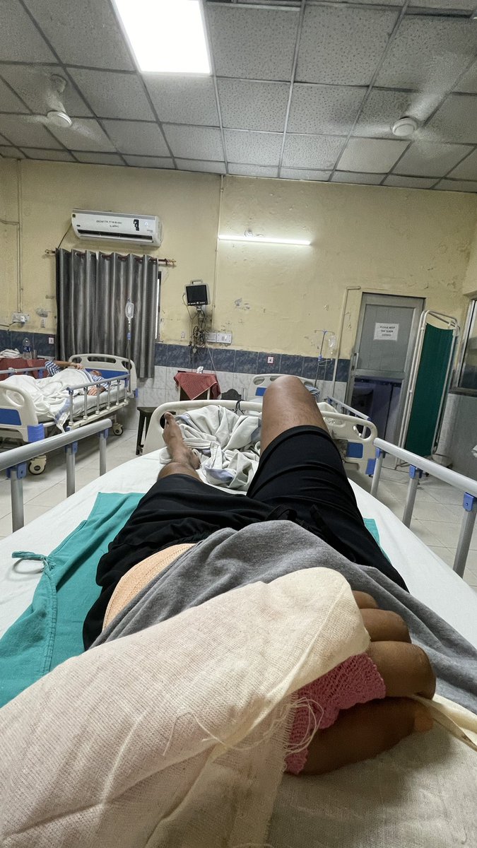 createwithabhi's tweet photo. Surgery Done ✅ Will be on ground soon. 

Thank you everyone for your best wishes 🙂🙏🏼❤️
#createwithabhi #surgery #ACCIDENT https://t.co/hJi3x3NIID