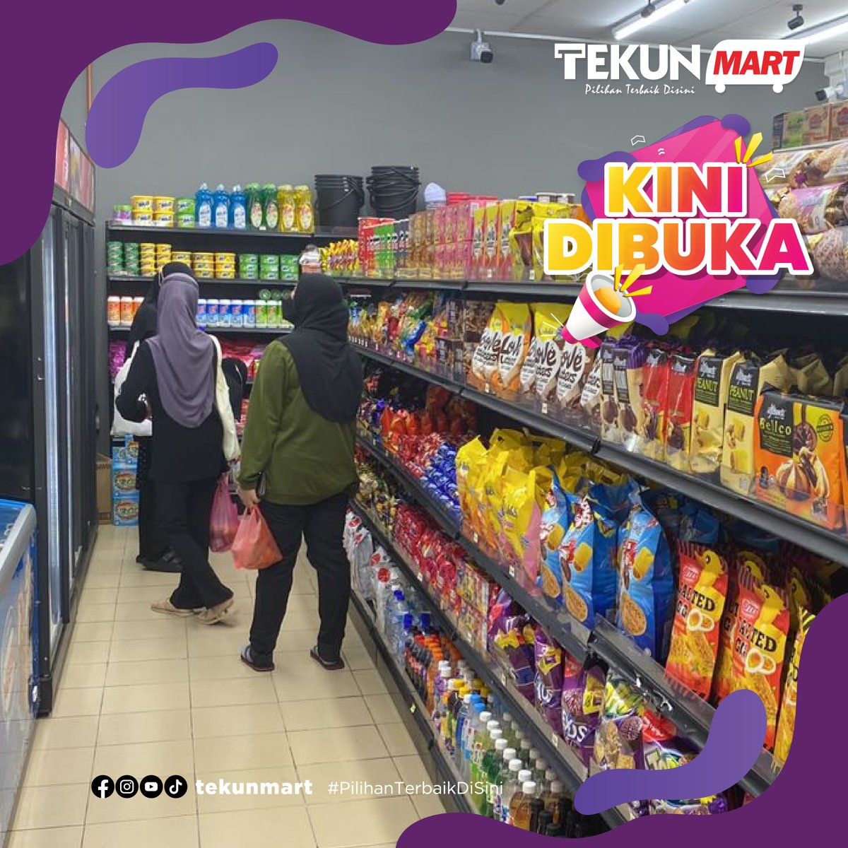 tekunmart's tweet photo. Khas buat warga @uitmofficial Shah Alam terutamanya di Kolej Kediaman Mawar, kini TEKUN Mart berada di lokasi anda bermula 9 Mei 2022. Jom berbelanja sambil berjimat! #TEKUNMart #PilihanTerbaikDiSini https://t.co/tuieRTHx41