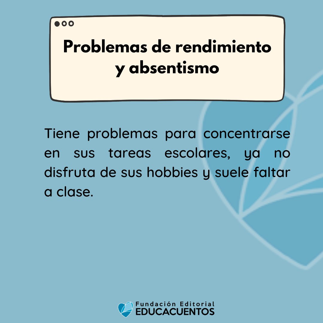 EducacuentosOrg's tweet photo. El objetivo de esta iniciativa no es solo la intervención y la atención temprana, sino el de lanzar un mensaje claro de la necesidad de derribar los estigmas y tabúes que lo rodean.
Hoy os mostramos las señales de riesgo de conductas suicidas en adolescentes. https://t.co/QTUJ49ashi