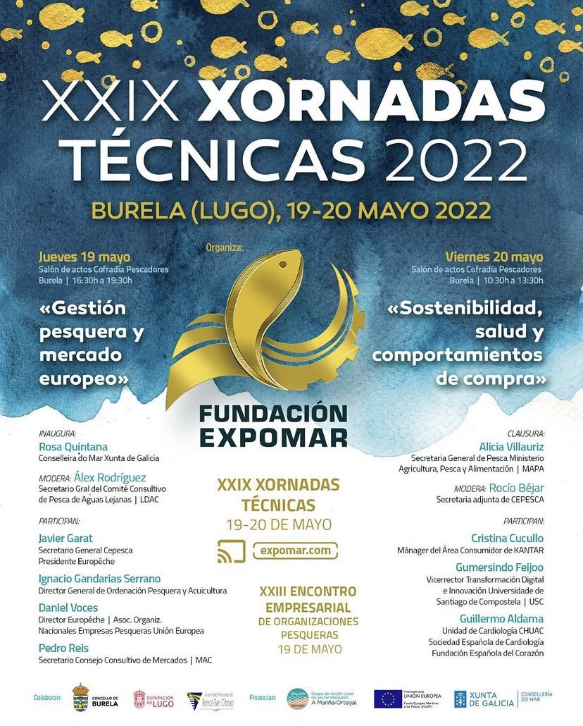 FExpomar's tweet photo. Expomar celebrará sus XXIX Xornadas Técnicas durante los días 19 y 20 de mayo. Tenéis más info en https://t.co/PjOPCUNL6I https://t.co/YLEBqg4dKz