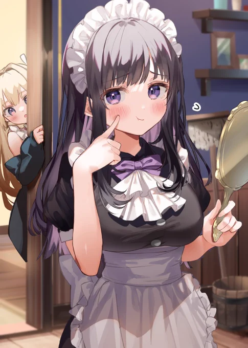 #メイドの日
💜💙 
