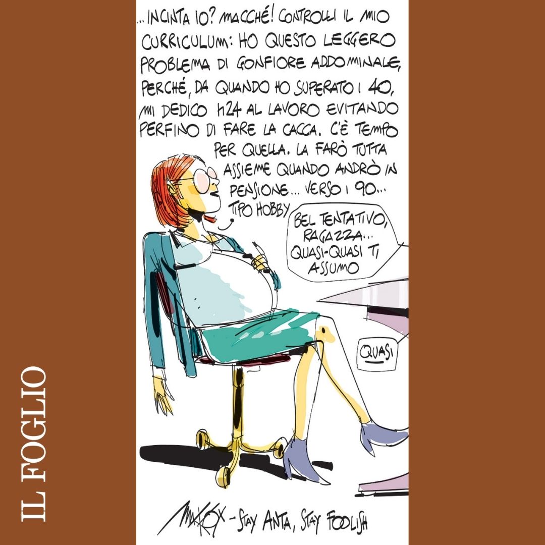 ilfoglio_it's tweet photo. La vignetta di @makkox di oggi. Tutte le altre le potete vedere qui  https://t.co/O5qwQIBcko https://t.co/hmaXYyqjJB