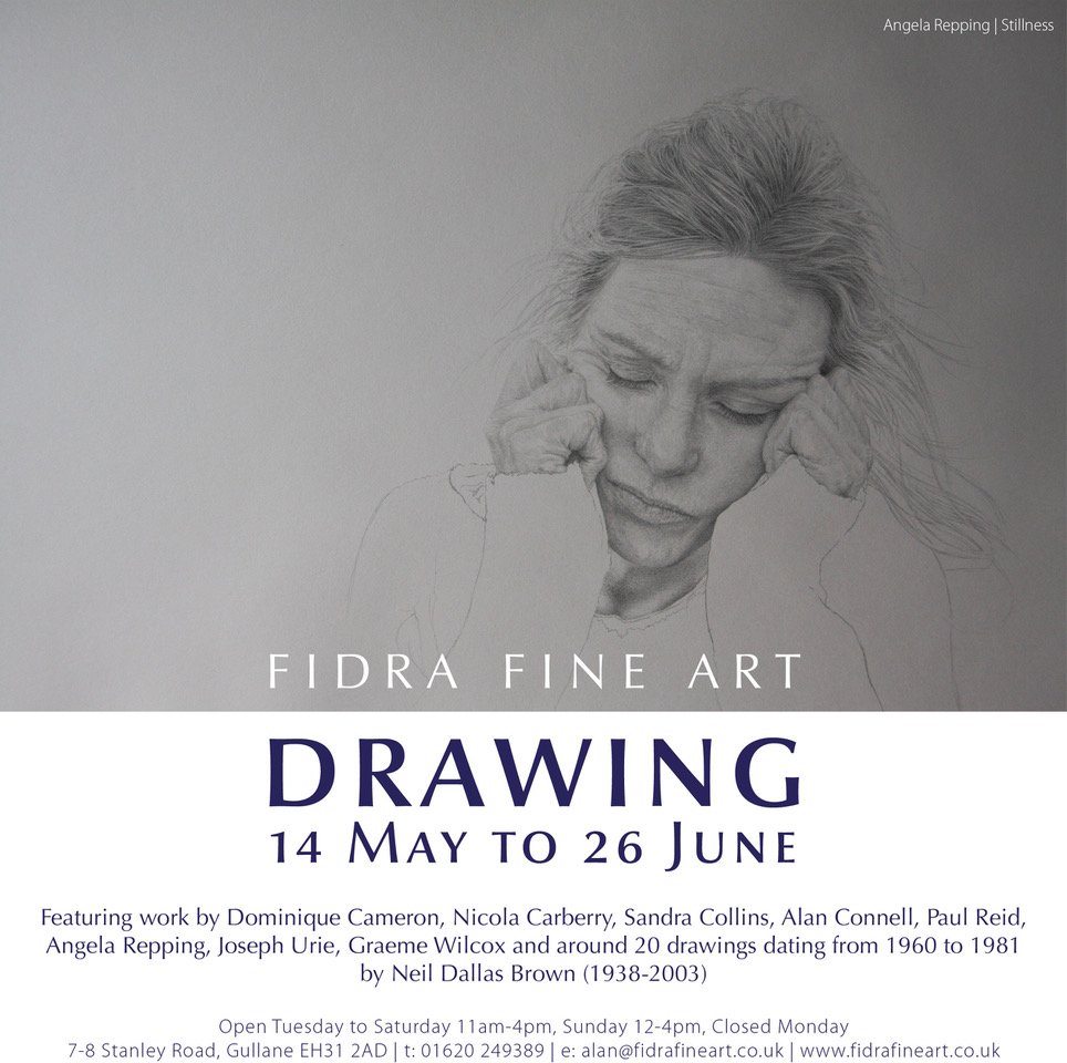 So delighted to be taking part in 'Drawing' <a href="/FidraFineArt/">Fidra Fine Art</a> opening this weekend 14th May till 26th June. Pop in if you are passing beautiful Gullane. 
#stillness #still #solitude #drawing #figurative #pencillines #graphite #stonehengepaper #fidrafineart #gullane #eastlothian