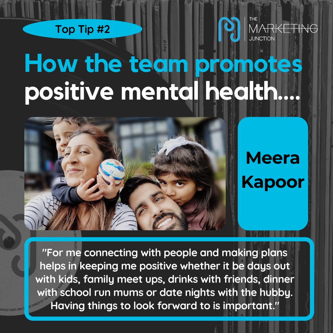 Marketing4Recs's tweet photo. #MentalHealthAwarenessWeek2022 #TopTip2
Having things to look forward to is extremely important to Meera. Whether that is days out with the kids or date nights, connecting with people is key in helping Meera stay positive.
#mentalhealthweek #mentalhealth https://t.co/SNndb3sRYf