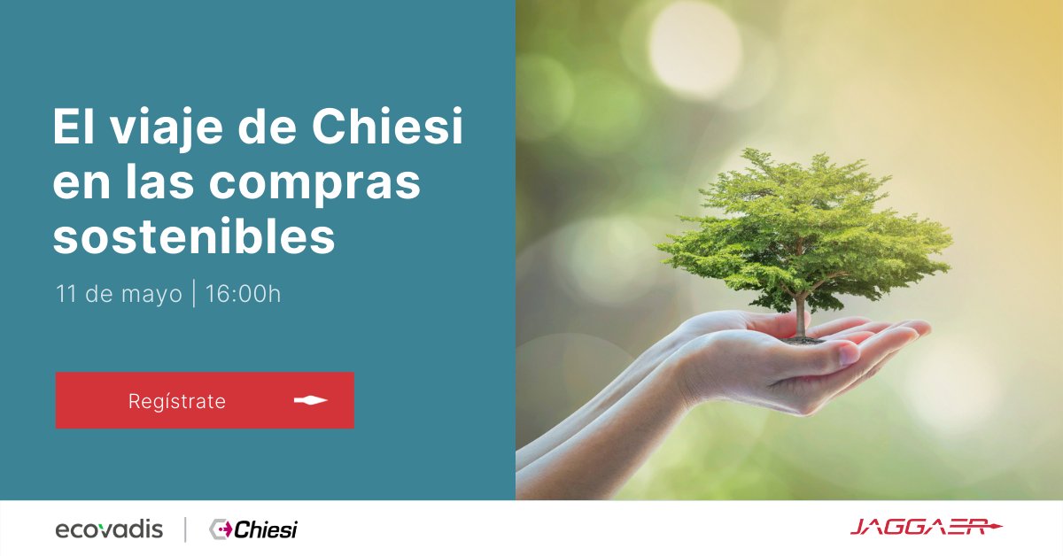 🔎Descubre el impacto de las compras en los objetivos de sostenibilidad de las empresas en nuestro webinar de mañana junto a <a href="/ecovadis/">EcoVadis</a> y <a href="/Chiesi_es/">Chiesi España & Portugal</a> 🌱
➡okt.to/JZlLdS
#Procurement #Sustainability #sostenibilidad