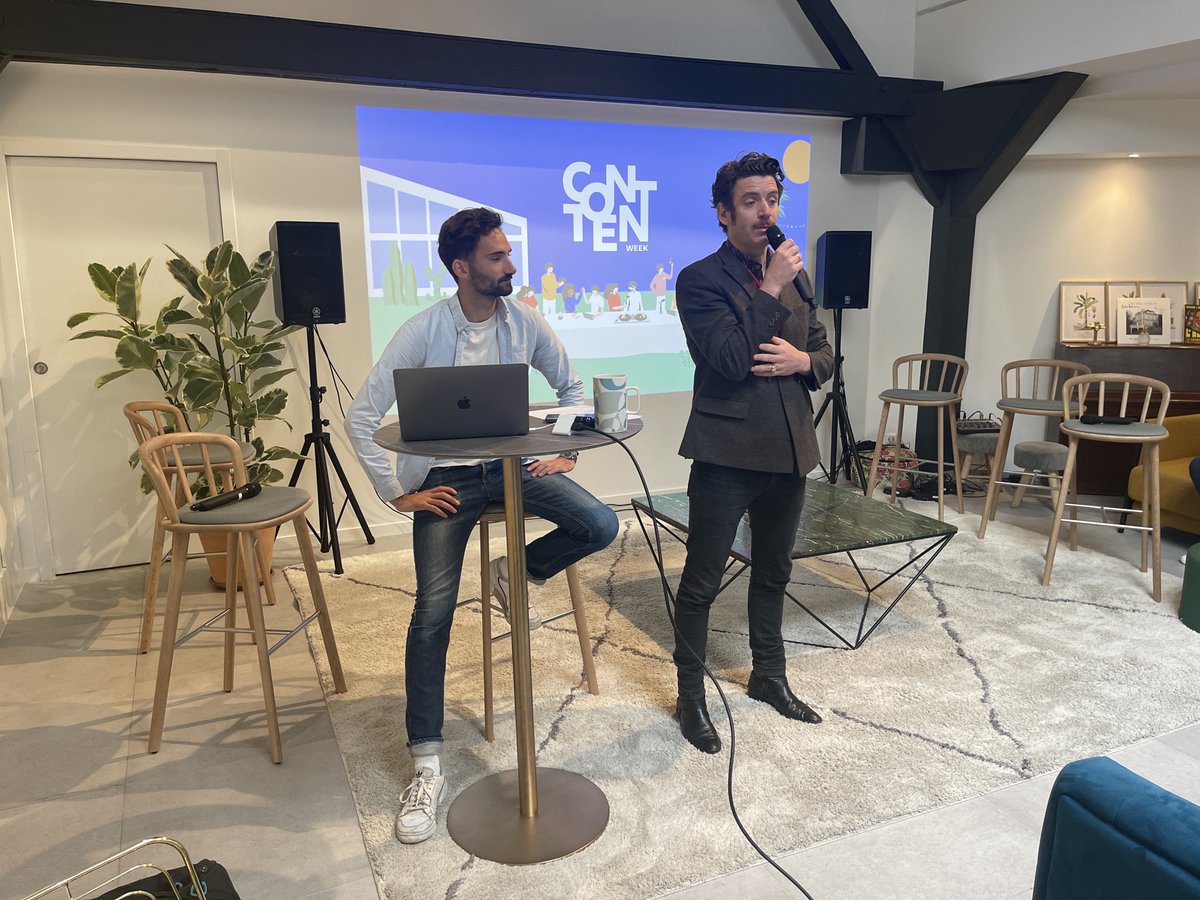 emmanuelvivier's tweet photo. Ravi d’intervenir pour lancer la journée #RSE de la #contentweek de @YouLoveWords ce matin. Le sujet de l’impact positif nous tient depuis longtemps à coeur au @HUBInstitute et la transition durable doit dépasser les promesses pour donner lieu à de vrais actions des marques https://t.co/mhAqdCvBYJ