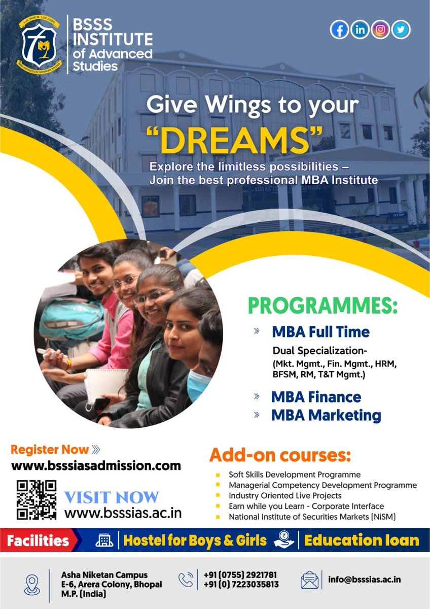 BSSS Institute of Advanced Studies tweet media