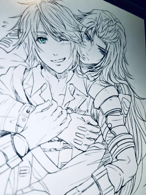 初めて描くcpも楽しいぽよ〜〜🥳 