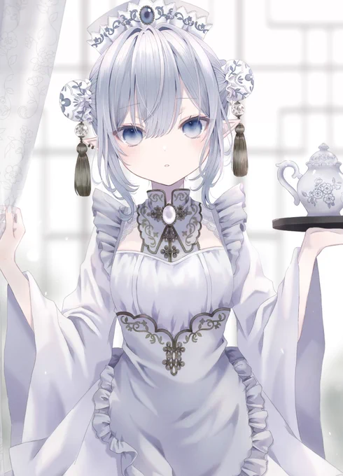 #メイドの日
白メイドと黒メイド 