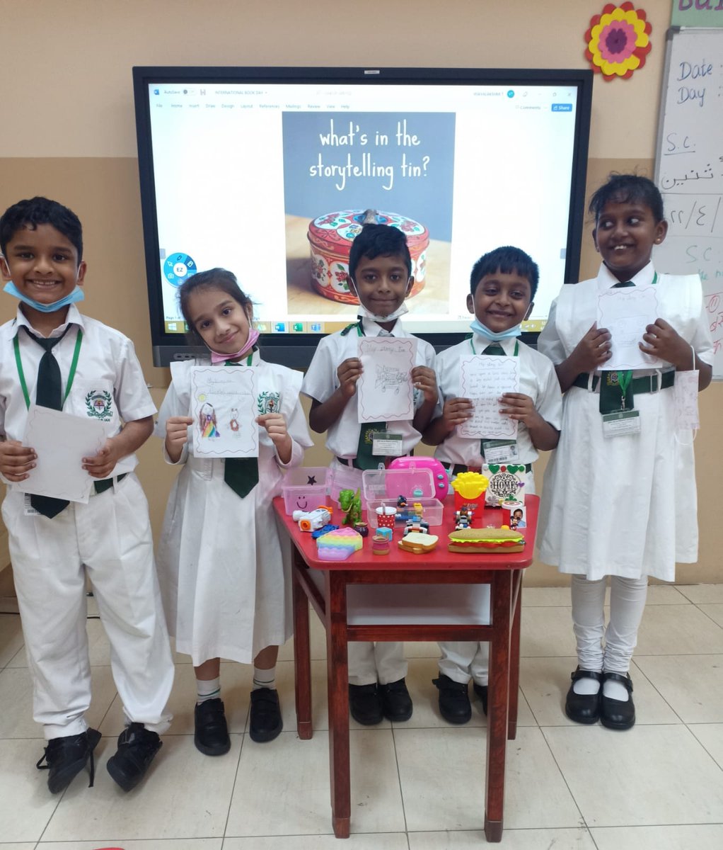 NewDelhiPrivate's tweet photo. “There’s always room for a story that can transport people to another
place.” J.K. Rowling
Our Grade 2 students got engrossed into...What’s in the Story Telling Tin?
#storytelling #storywriting #storyinatin #whatsinthestorytellingtin #grade2 #ndps #ndpssharjah #newdpsshj #shjspea https://t.co/jHpBmKS8l8