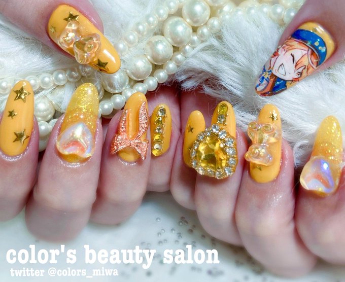 Color Sタカハシミワ さん がハッシュタグ 痛ネイル をつけたツイート一覧 2 Whotwi グラフィカルtwitter分析