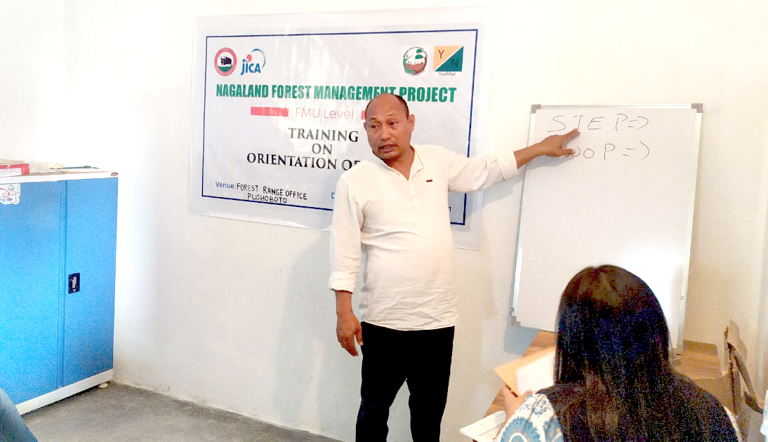 YNnagaland's tweet photo. Nagaland Forest Management Project, FMU Level, Training on orientation on NFMP at Forest Range Office, Pughoboto. #YouthNet #JICA #NFMP @Hekani @MyGovNagaland @jica_direct_en https://t.co/8Wykh1X9mC