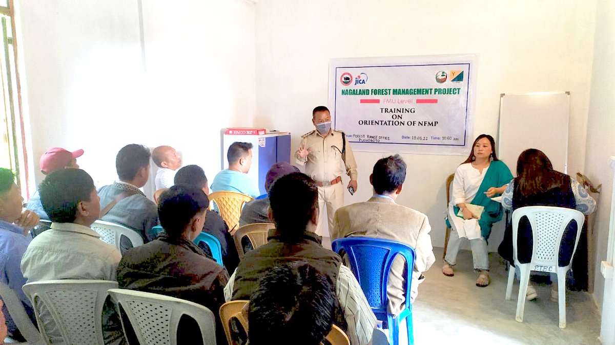 YNnagaland's tweet photo. Nagaland Forest Management Project, FMU Level, Training on orientation on NFMP at Forest Range Office, Pughoboto. #YouthNet #JICA #NFMP @Hekani @MyGovNagaland @jica_direct_en https://t.co/8Wykh1X9mC