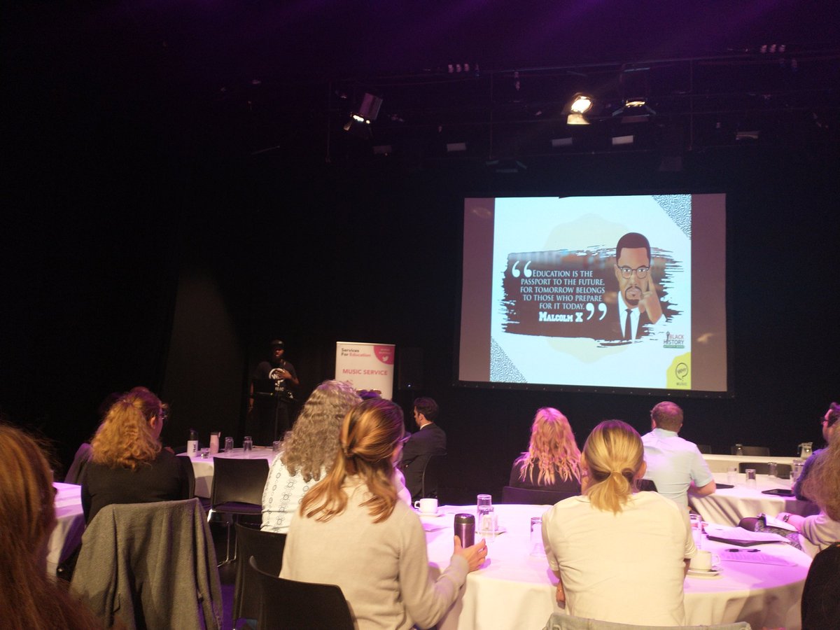 @SFE_MS our first service inset since 2019. Fabulous to be all together once again. And especially great to welcome <a href="/N8Holder/">Nate Holder</a> as our key speaker. #inclusion #diversity #musiced