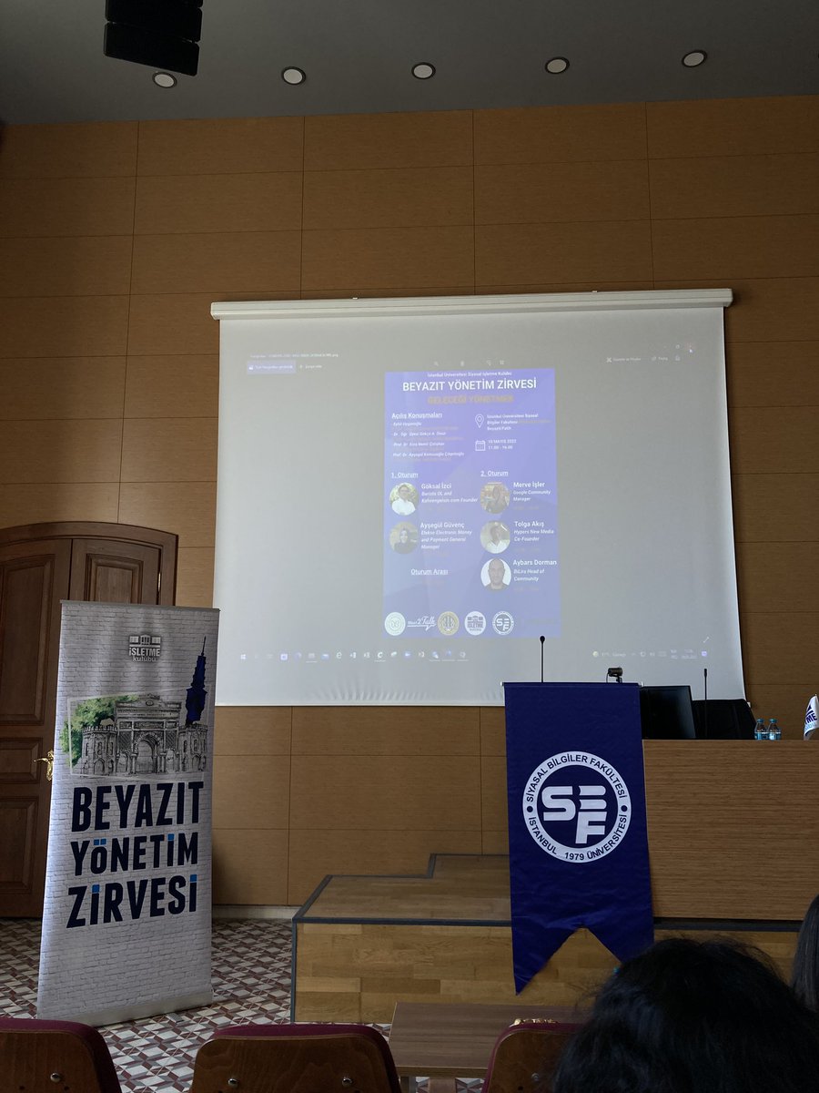 BEYAZIT YÖNETİM ZİRVESİ BAŞLAMAK ÜZERE🥳.        📍SBF KONFERANSINDAYIZZ❗️🤩 #sbf #iü