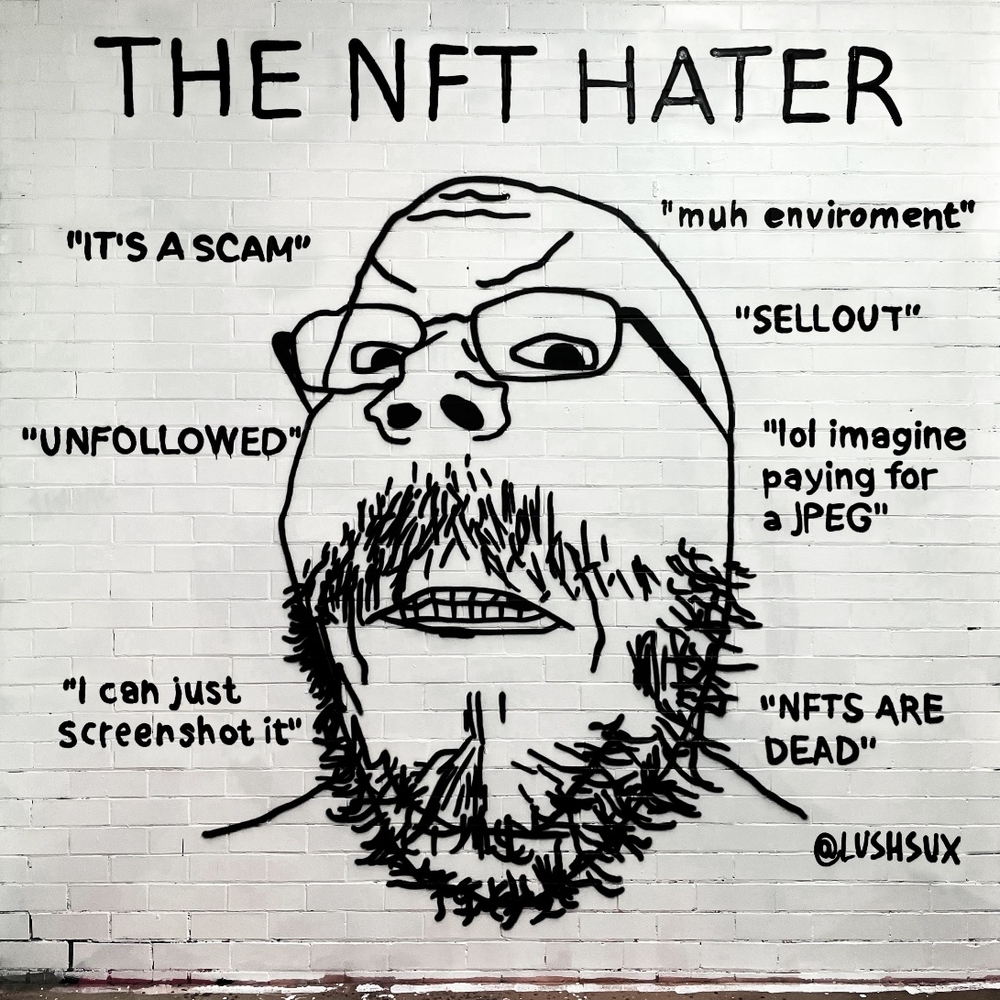 dali_hq's tweet photo. #NFTs get a bad rap. And we don’t mean mumble-rap bad. We mean Eminem-wrote-a-diss-track-about-it bad. But why do so many people dislike NFTs? Read our new blog to know more! 👇🏼
https://t.co/pkHOSTcb99
#nft #web3 #dali #cryptoart #nonfungibletoken #nftcommunity #nfthaters https://t.co/phUpnI0KMl