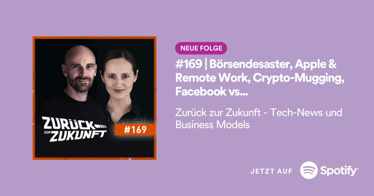 Zurück zur Zukunft Podcast: Tech News & Biz Models tweet media