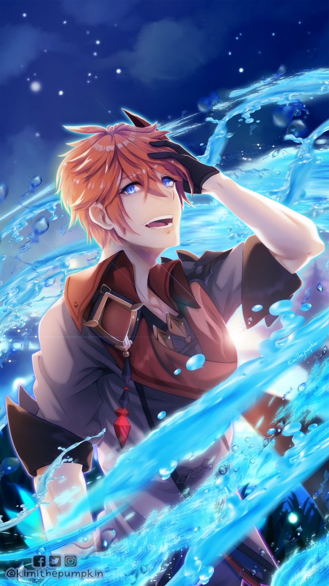 kimithepumpkin's tweet photo. I'm intrigued how many ppl would be willing to buy prints with these two pictures? #childe #zhongli https://t.co/nHZIN9p7B7