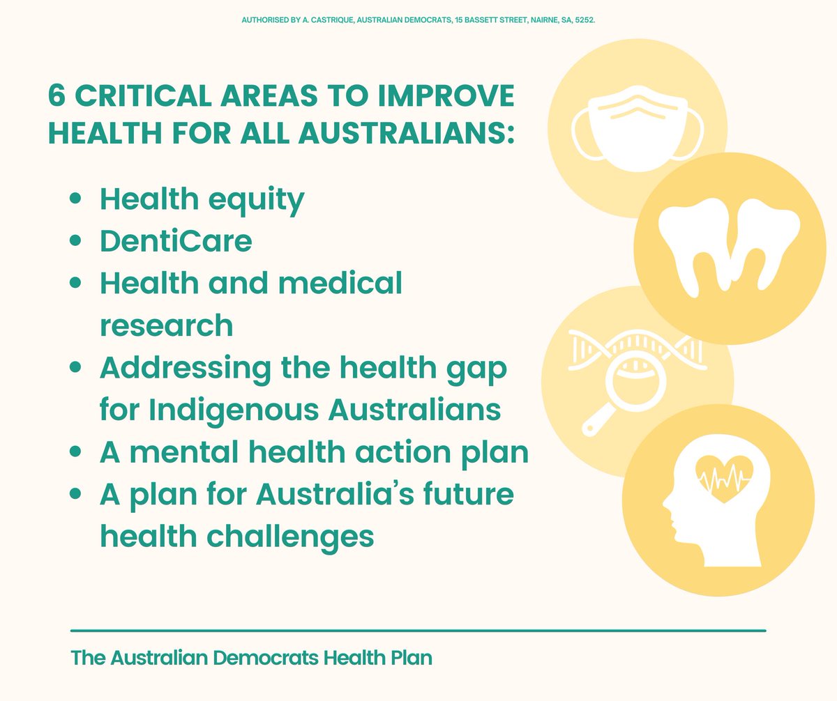 AustDems's tweet photo. If the last two years didn’t highlight the need for greater investment in health, we didn’t learn our lesson.

Check out our plan for Australia’s health:
https://t.co/EuWkzd5zo8

#auspol 
#BringBackIntegrity
#BringBackAccountability
#BringBackTheAustralianDemocrats https://t.co/9gGeBV0cvU