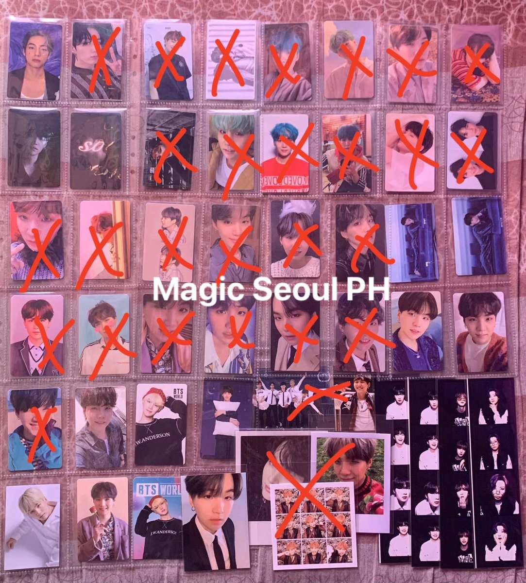 MagicSeoulPH's tweet photo. Available PCs:
Taehyung MCB Clue
Suga Hobi MCB Holo
Suga BE Essential pc pob 
Suga Memories of 2019 DVD pc
Suga BTS World pc coupon bag tag
Suga Butter Peaches 
Suga VT pc
Suga BBC Powerbank pc
Suga Jungkook Jin Butter filmstrip POB 
Suga MOTS Persona Postcard
+
Wts lfb ph onhand https://t.co/nsaHIsusSy