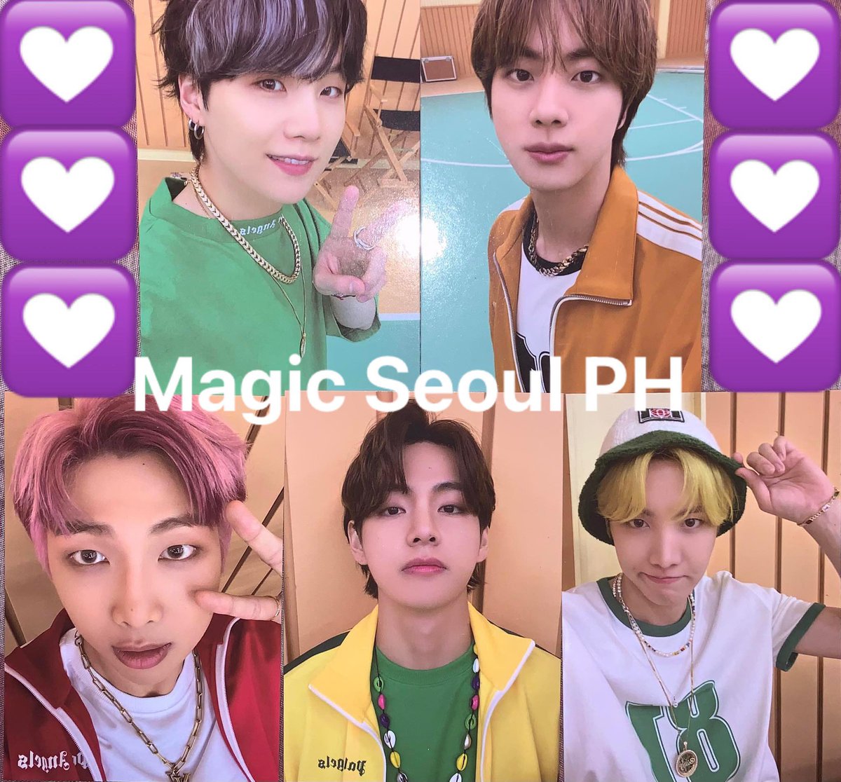 MagicSeoulPH's tweet photo. Available PCs:
Taehyung MCB Clue
Suga Hobi MCB Holo
Suga BE Essential pc pob 
Suga Memories of 2019 DVD pc
Suga BTS World pc coupon bag tag
Suga Butter Peaches 
Suga VT pc
Suga BBC Powerbank pc
Suga Jungkook Jin Butter filmstrip POB 
Suga MOTS Persona Postcard
+
Wts lfb ph onhand https://t.co/nsaHIsusSy