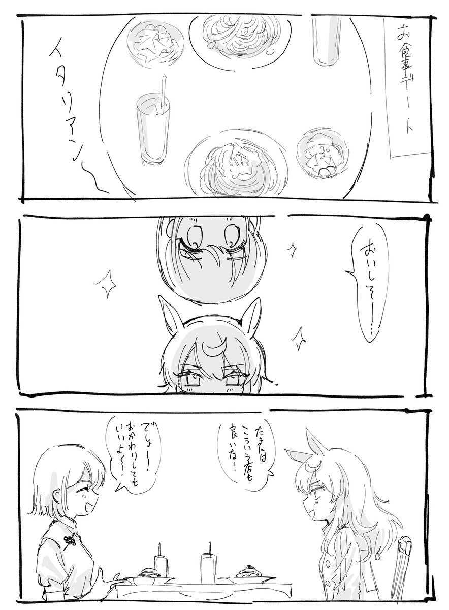tr♀ちゃんとnkymちゃんのお食事デート? 