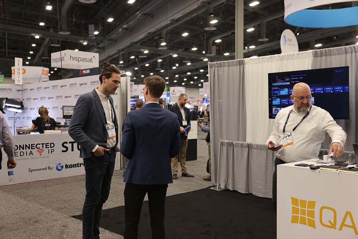 QarvaLimited's tweet photo. Qarva at NAB Show 2022! 🤩
Day 1 🎡🎢🤩  

#Nab #LasVegas #Qarva https://t.co/BmYqAZK6W7