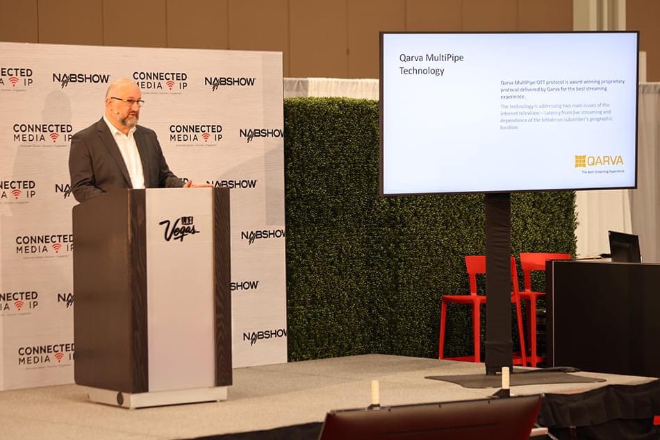 QarvaLimited's tweet photo. George Mikeladze speaking at NAB Show 2022 📣🤩

#nabshow #speaking #qarvaproducts #thebeststreamingexperience #connectedmedia https://t.co/OyHFKEjd5f