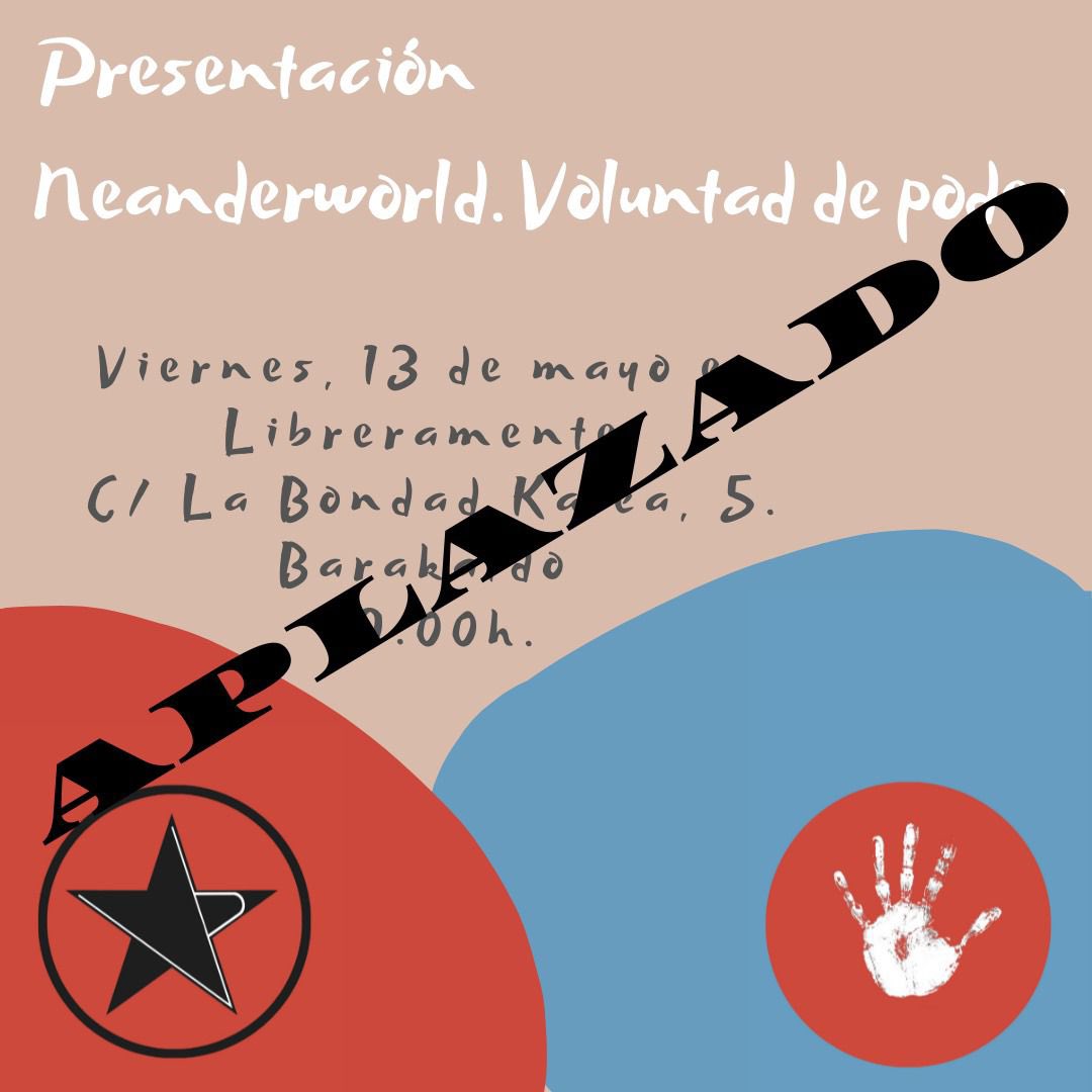 7Josean7's tweet photo. 🦠 Dos años y tres meses esquivando el COVID para dar positivo ahora. 

🤷🏻‍♂️Lamento comunicaros que hemos de aplazar la presentación de “#Neanderworld. voluntad de poder” programada para este viernes.

📅Os avisaremos en cuanto haya nueva fecha.

🙏🏻Gracias.

#covid_19 https://t.co/5il4SRZNjp