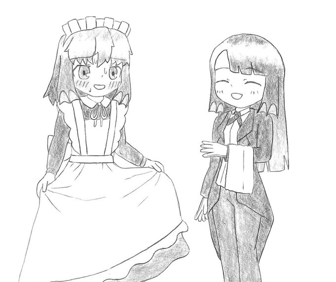 #メイドの日
うちの子メイドです(男子)
うちの子執事もどうぞ(女子) 