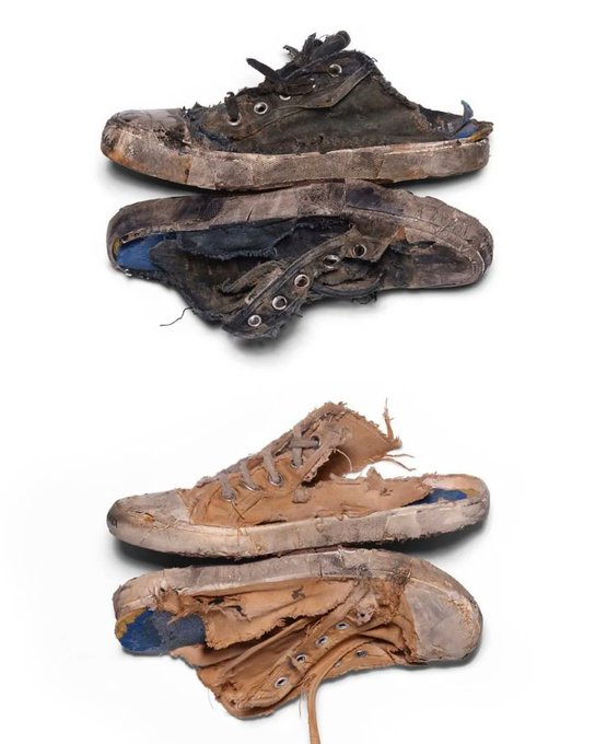 Ya Eliminación Arqueológico Balenciaga vende estos zapatos deportivos destruidos por US$ 1.850