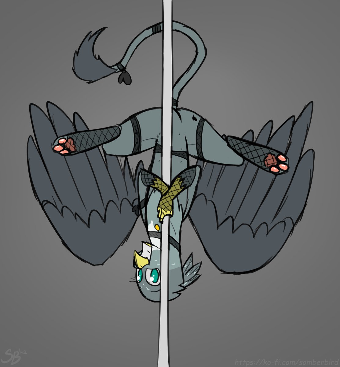S0mb1rD's tweet photo. Third dancing Gabby. She just keeps going at it..

I'm always open for commissions.
https://t.co/FguntuRdq2

#griffon #gryphon #griffin #nsfw #commissionsopen https://t.co/Xbt5F7O71u