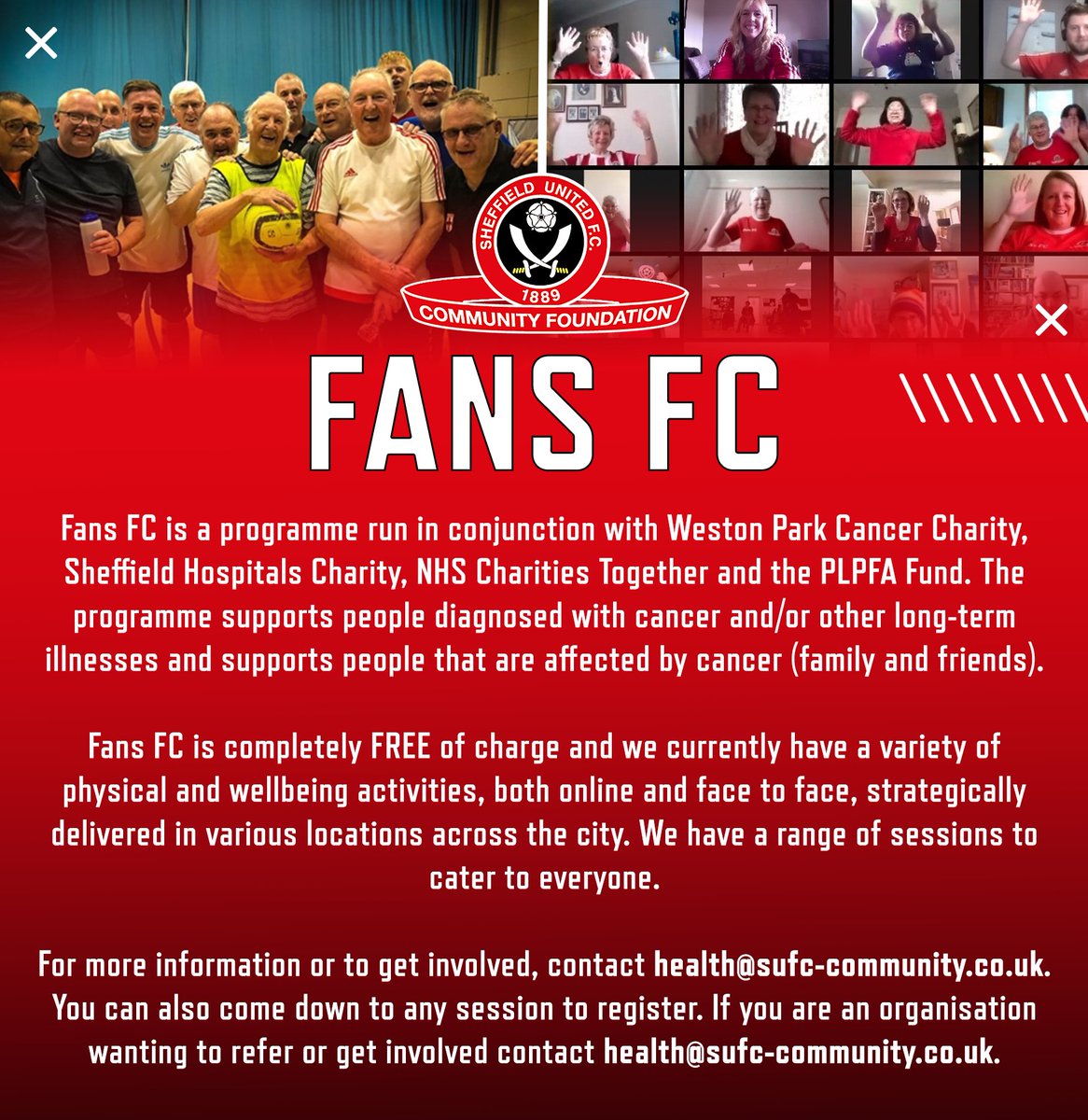 Sheffield United Community Foundation tweet media