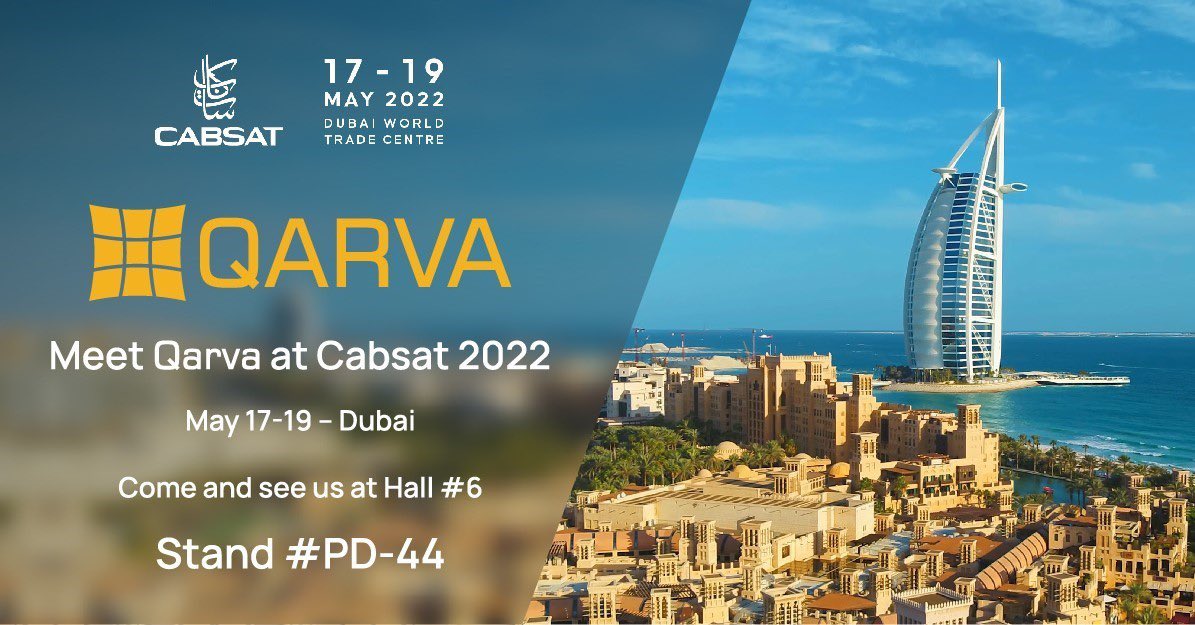 QarvaLimited's tweet photo. Mark your calendars now! 🗓📌
Qarva’s team is waiting for you to meet at Cabsat 2022, 17-19 May in Dubai! ☀️🌊
Don’t miss The Best Streaming Experience.
🟠 Hall #6, Stand PD-44 https://t.co/j8CFH33HVa