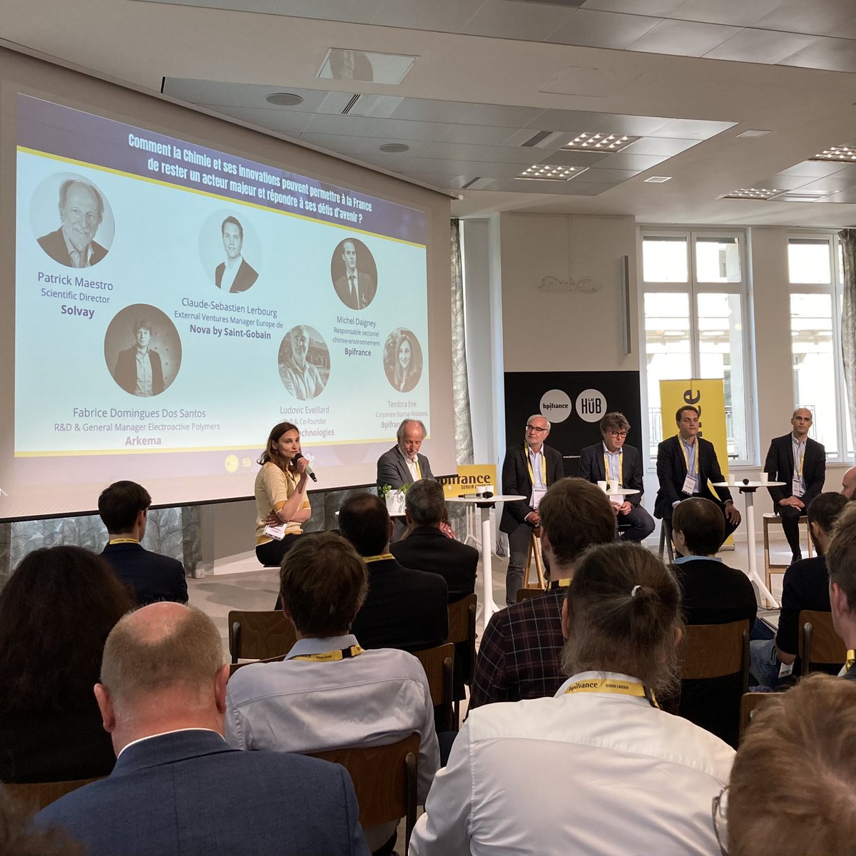 PatrickLedjam's tweet photo. Merci à #FranceChimie et #Bpifrance pour l’organisation de cette journée #ChemTech. Un bon support pour nos start-ups https://t.co/IAtuacgZnQ