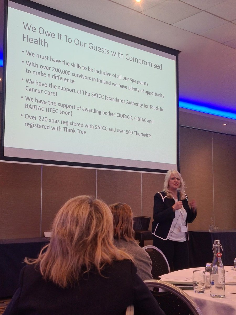 A huge thank you to Peigin Crowley, Anita Murray and Fiona Collins of the <a href="/spa_irish/">Irish Spa Association</a> for organising another amazing conference. Our Beauty Therapy Coordinator, Sinead Hunt, was delighted to attend and participate in this event.