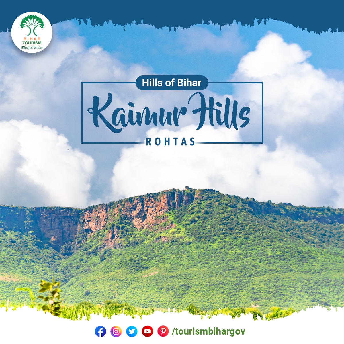 TourismBiharGov's tweet photo. If you are looking for a peaceful retreat, then Kaimur Hills, with its remarkable scenic beauty, diverse flora and fauna, and picturesque waterfalls, should be on your bucket list!

#KaimurHills #HillsOfBihar #BlissfulBihar #Rohtas #BiharTourism #DekhoApnaDesh #IncredibleIndia https://t.co/ISKYgufUw0