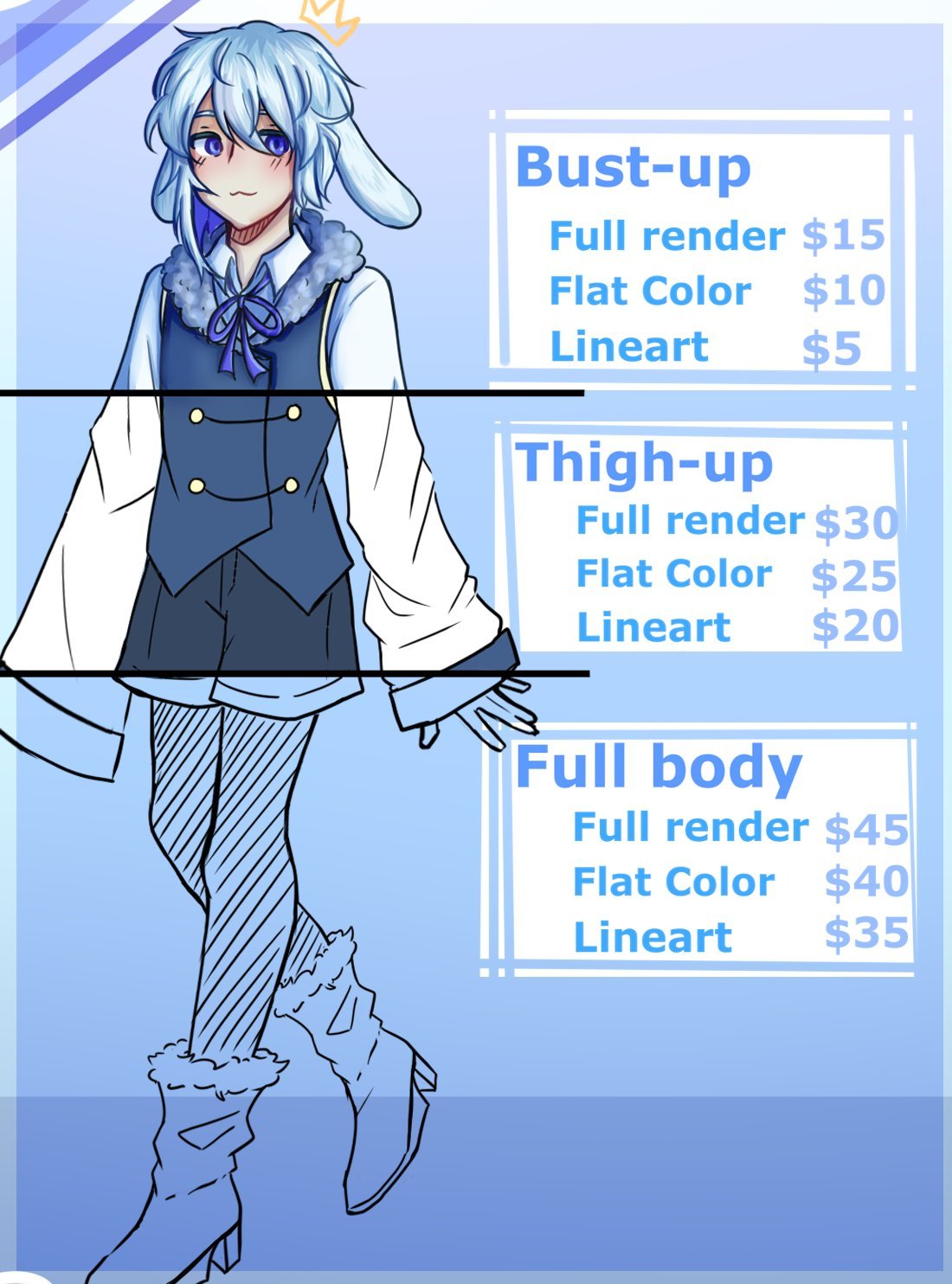 ICHI'S ART COMMISSIONS / Twitter