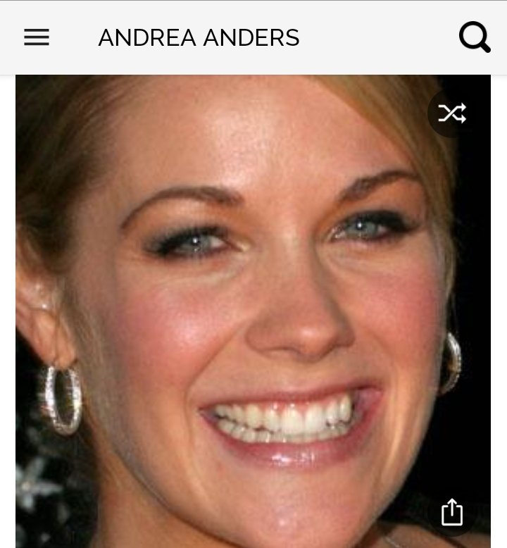 Happy birthday to this great actress.  Happy birthday to Andrea Anders 