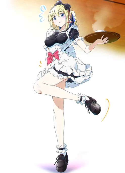 #メイドの日 リーナちょっと恥ずかしがってるところ🎀✨ 