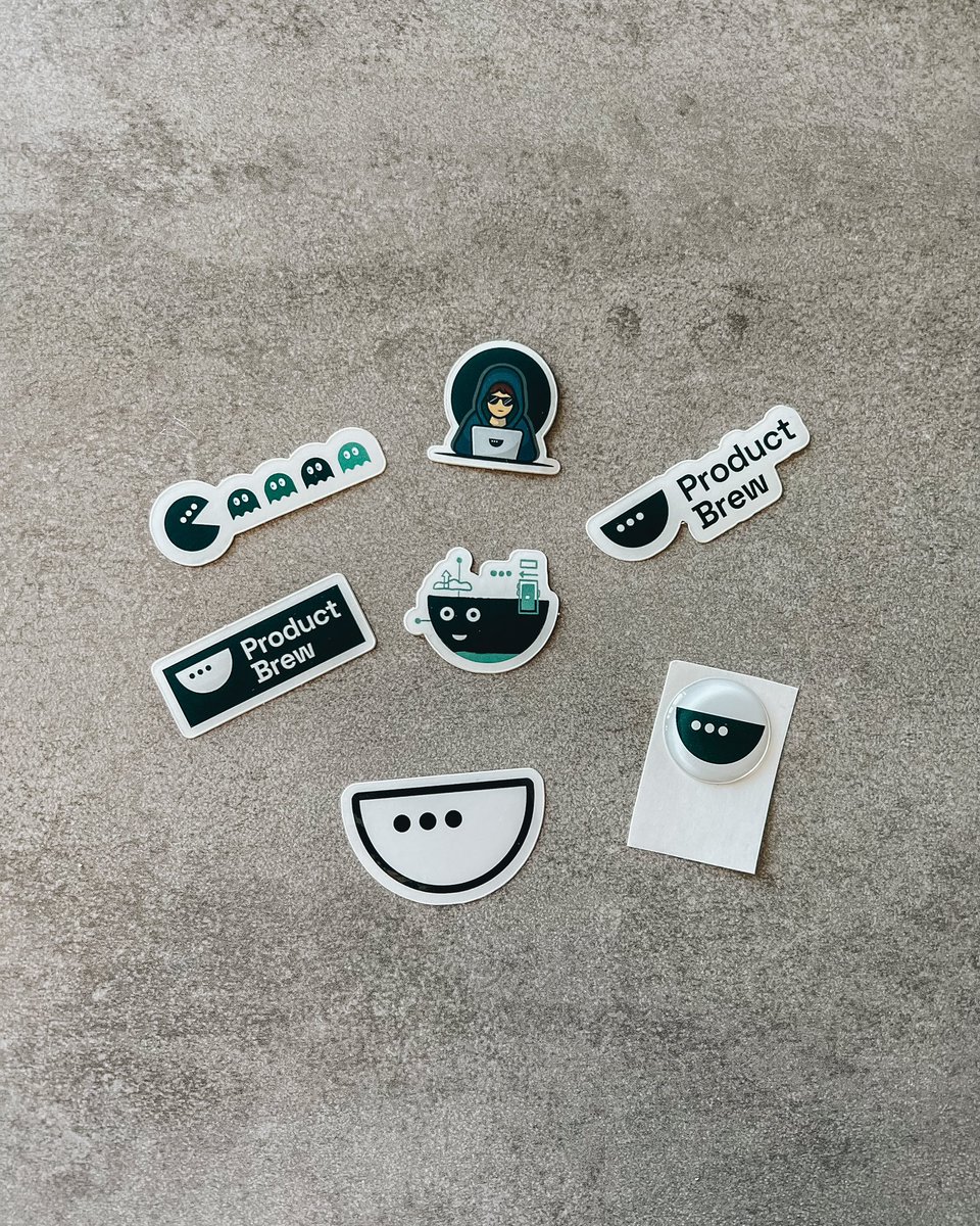 matzatorski's tweet photo. Just received our first stickers @ProductBrew 🎉 https://t.co/TR6yNkHKDc