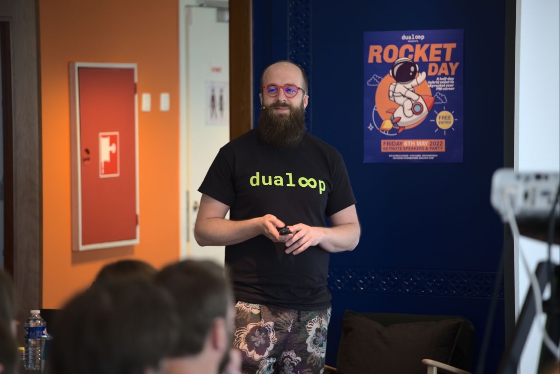 Dualoopbelgium's tweet photo. 🚀 We are so happy that our dualoop #RocketDay was a tremendous success! We had an incredible time. 🙌
 In case you missed it, do not worry. We’ll be sharing all the deets about everything that went down very soon. Stay tuned!
#productmanagement #growthmindset https://t.co/rY8O3k7WnM